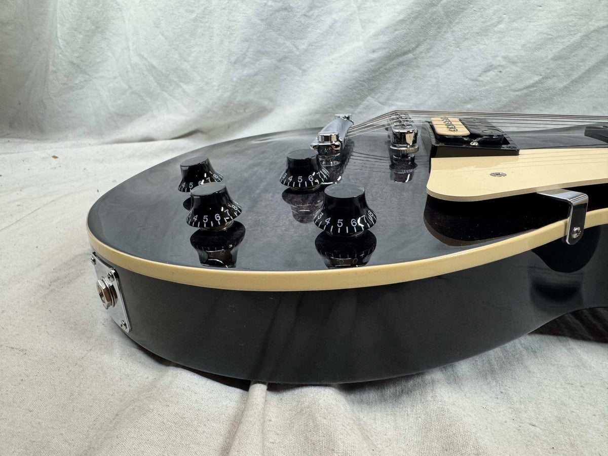 Gibson LPTP19E2CH3 Les Paul Traditional Pro V Flame Top Guitar with Case 2023 - Transcluent Ebony Burst