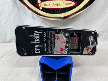 Dunlop GCB95 GCB-95 Cry Baby crybaby Wah Pedal - Rev I Circuit - missing rubber feet & battery cover
