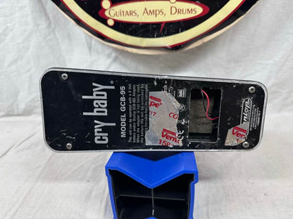 Dunlop GCB95 GCB-95 Cry Baby crybaby Wah Pedal - Rev I Circuit - missing rubber feet & battery cover - Image 8