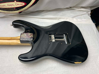 Fender American Standard Stratocaster Guitar 1993 - Black / Maple neck