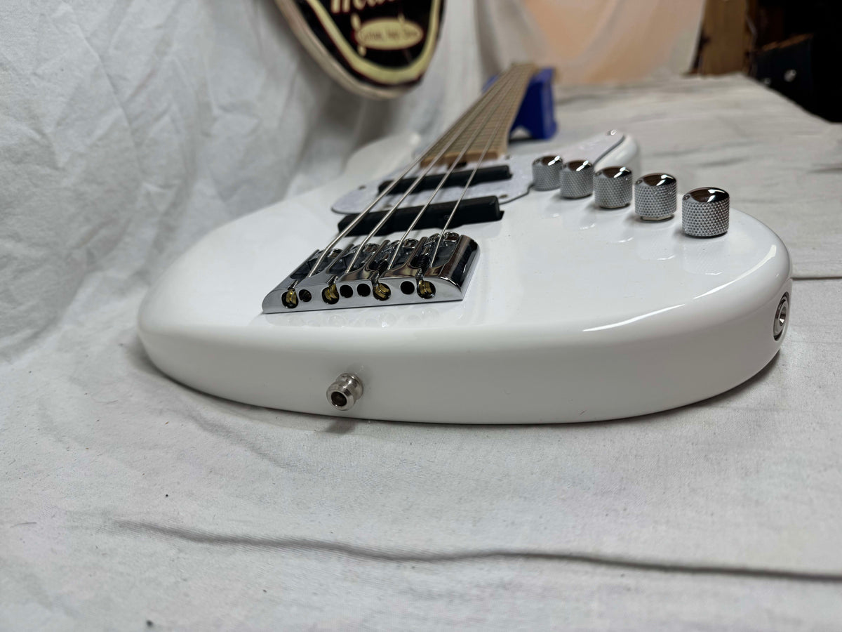 Cort Elrick NJS 4 njs4 4-string Bass with Gig Bag 2022 - White
