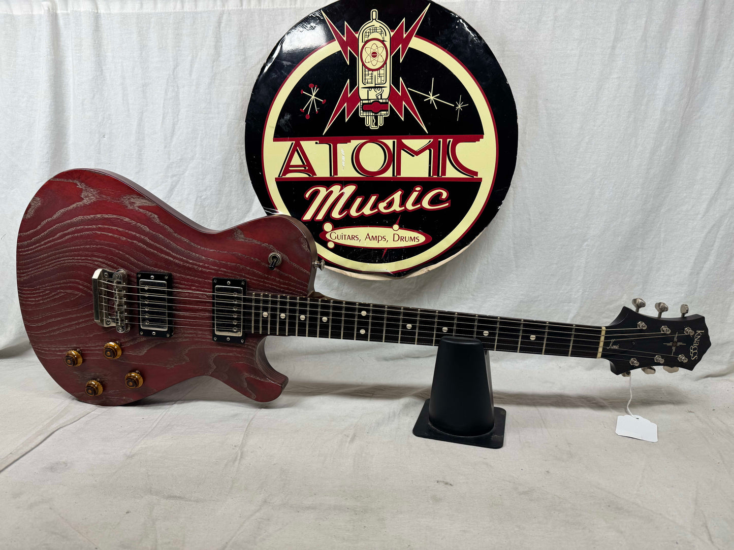 Knaggs Kenai T3 Satin Singlecut Guitar with Case 2017 - Burgundy Drift