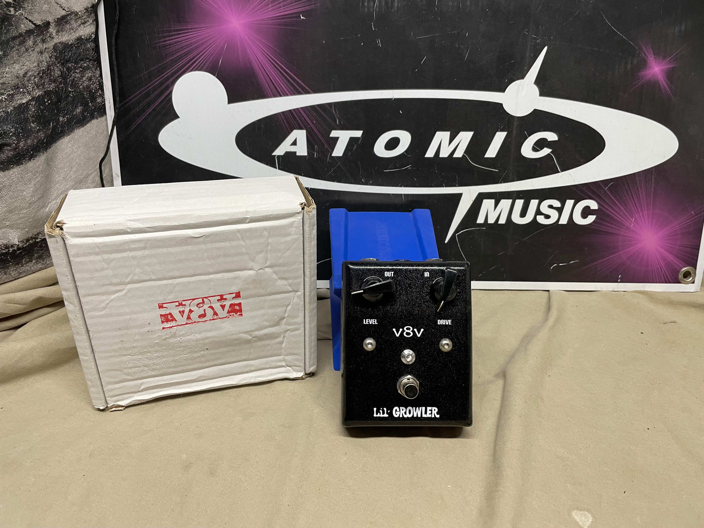 V8V Lil' Growler Hybrid Silicon Germanium Fuzz Pedal 1 of 15 2020 Black