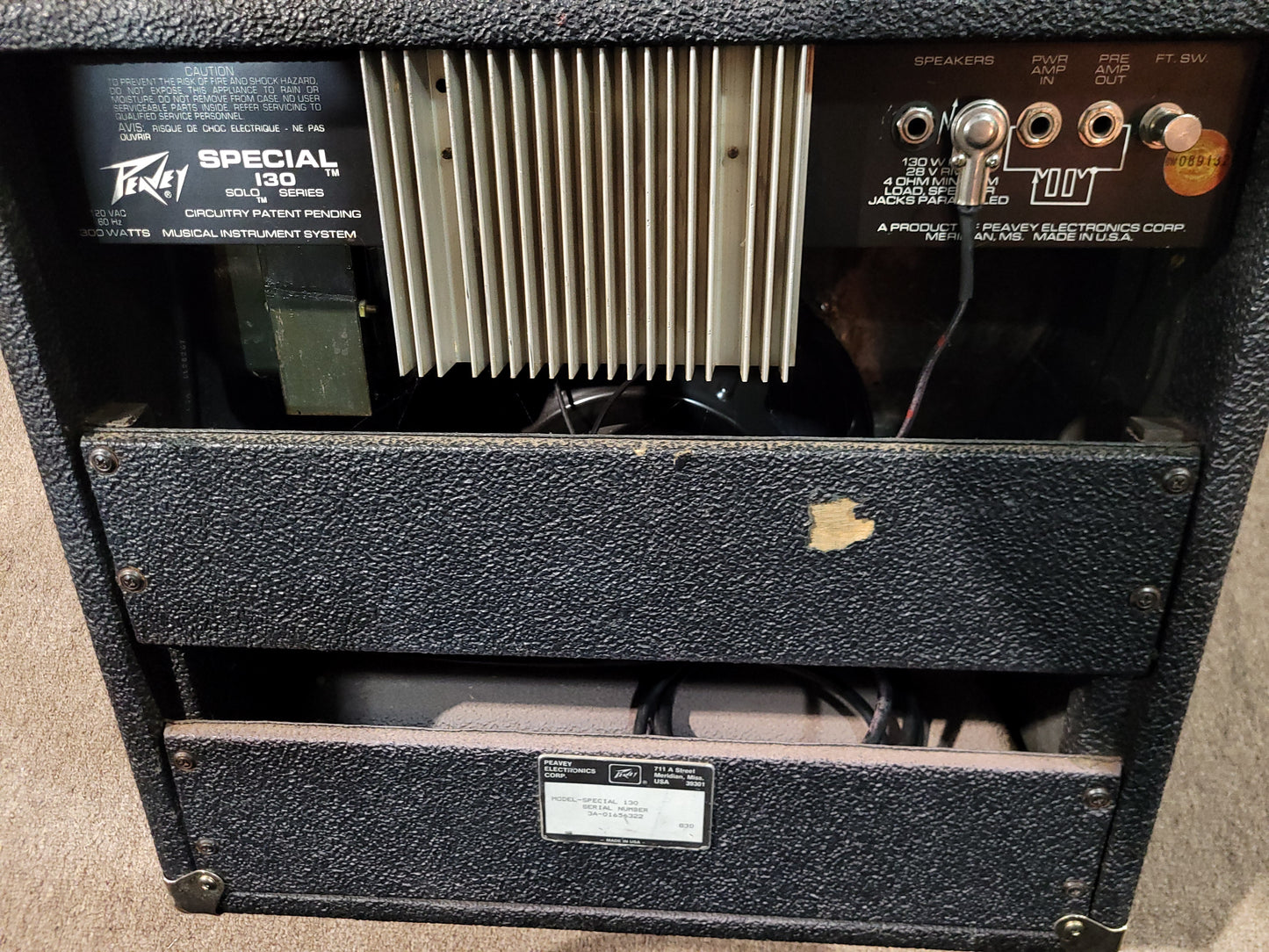 Peavey Special 130 Solo Series 130-Watt 1x12" Guitar Combo 1980s - Local Pickup Only