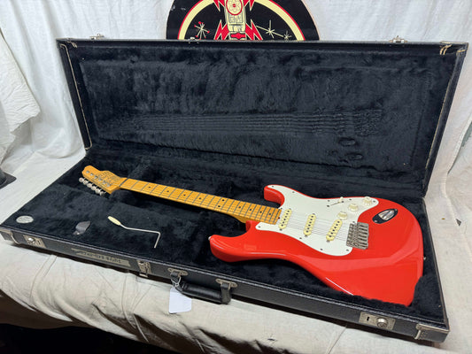 James Tyler Los Angeles SSS S-style Guitar with Case - Fiesta Red - s/n: 931