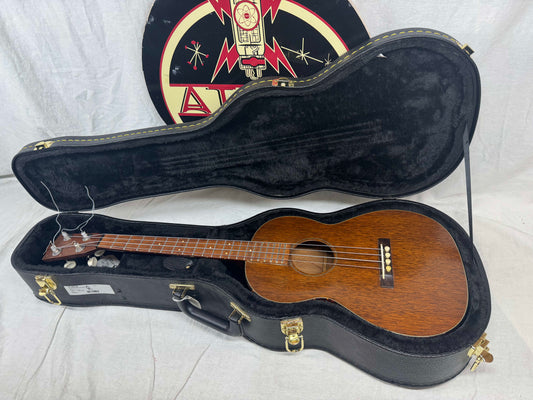Martin Style 51 Mahogany Baritone Ukulele with Case - replaced tuners