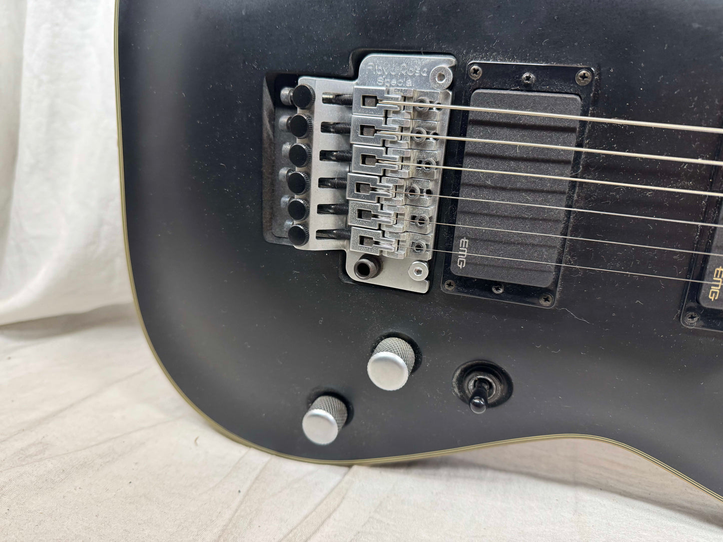 Schecter Diamond Series Damien Platinum 6 FR Guitar 2013 - Satin Black