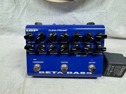 ISP Technologies Beta Bass Preamp Pedal with Power Supply