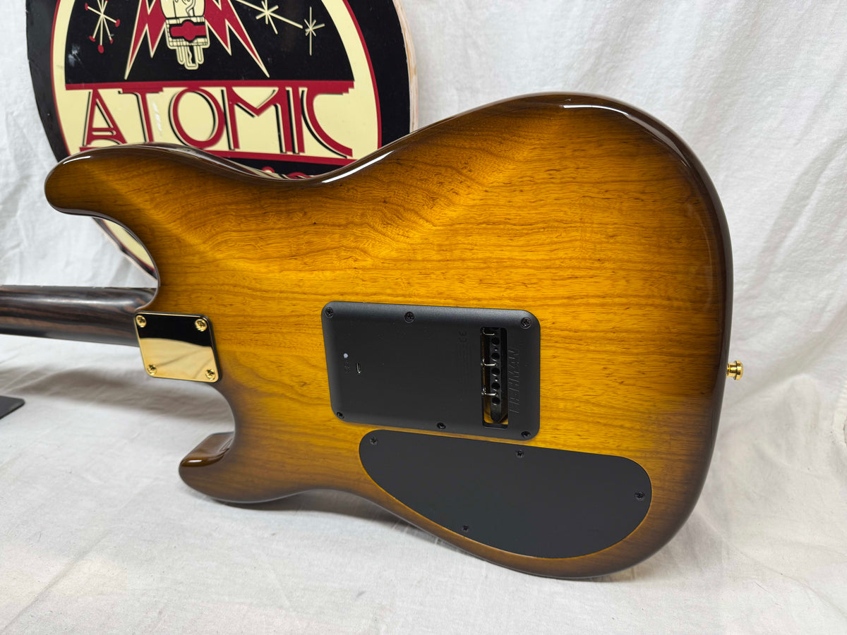 Warmoth S-style HSS Guitar with EMG Pickups by Houston Electric Guitar Jerry DeLue