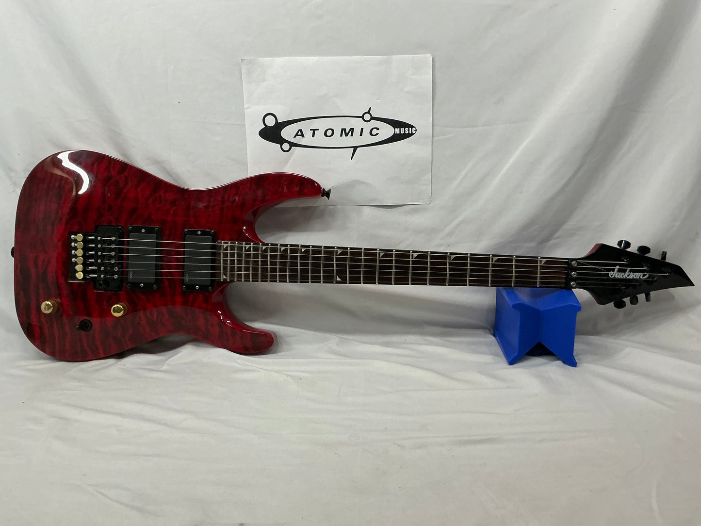 Jackson X Series Soloist SLATXMGXQ 3-6 Electric Guitar - Transparent Red