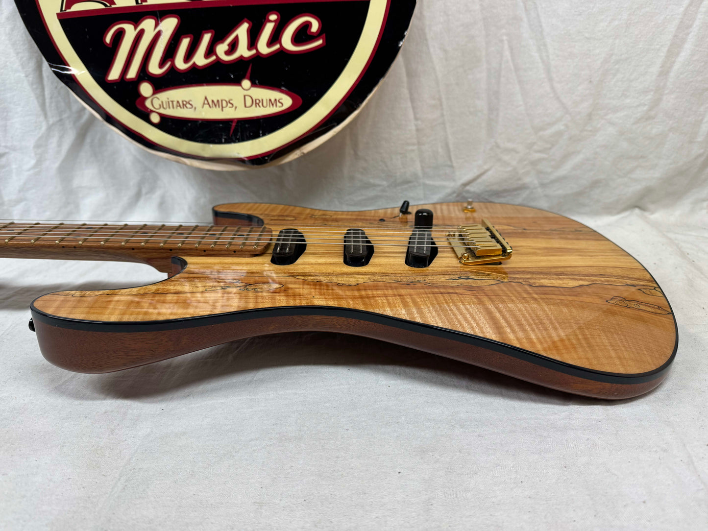 Warmoth S-style Guitar with Joe Barden Pickups by Houston Electric Guitar Jerry DeLue