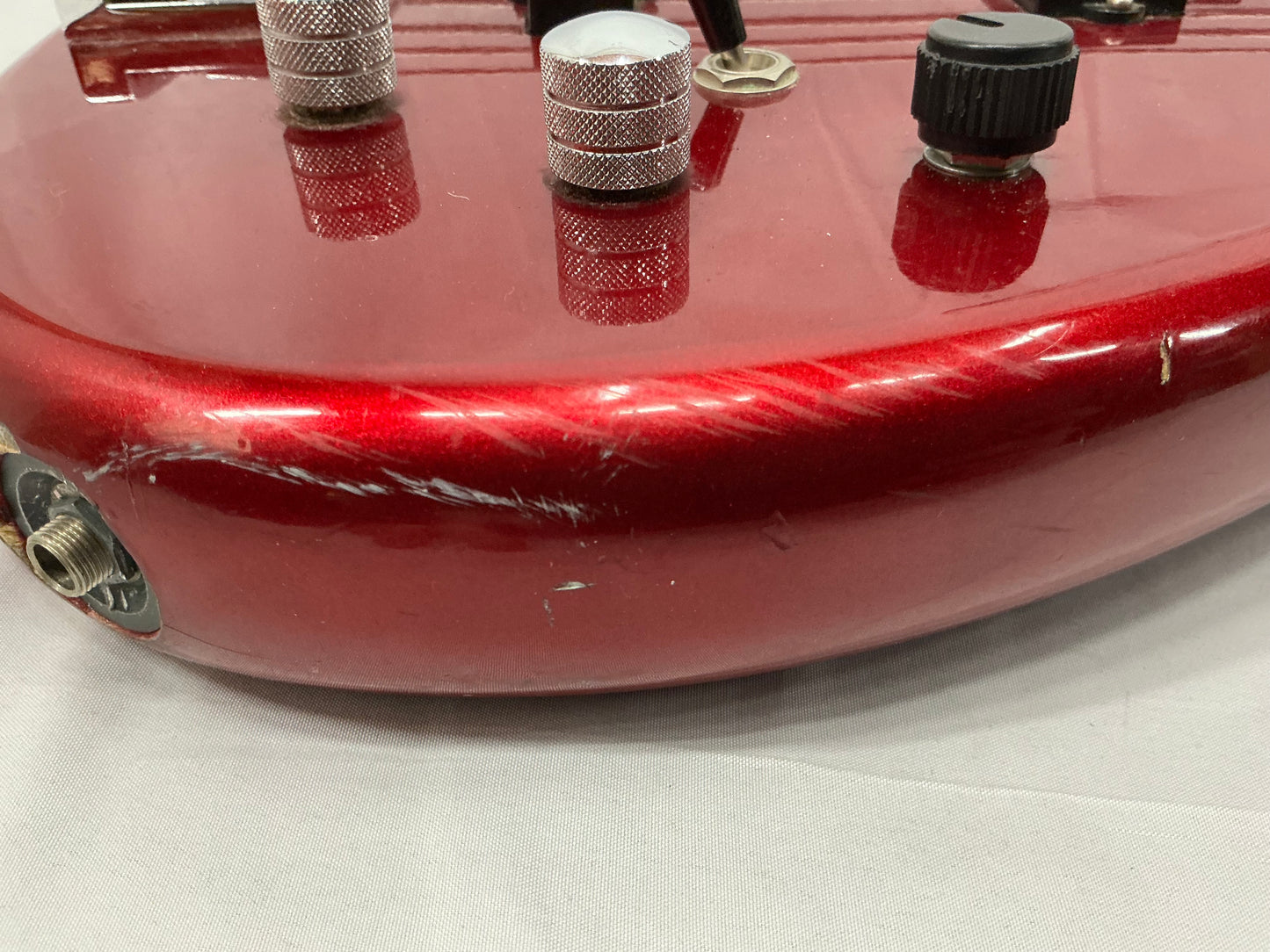 Kramer Striker 700ST Bass Guitar - Red MISSING NECK STRAP STUD