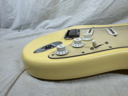 Fender Yngwie Malmsteen Signature Stratocaster Guitar with Case - signed! 1992 - Vintage White / Maple neck