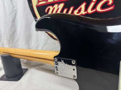 Fender American Professional Stratocaster HSS (modified to SSS) Shawbucker Guitar with Case 2016 - Black / Maple neck