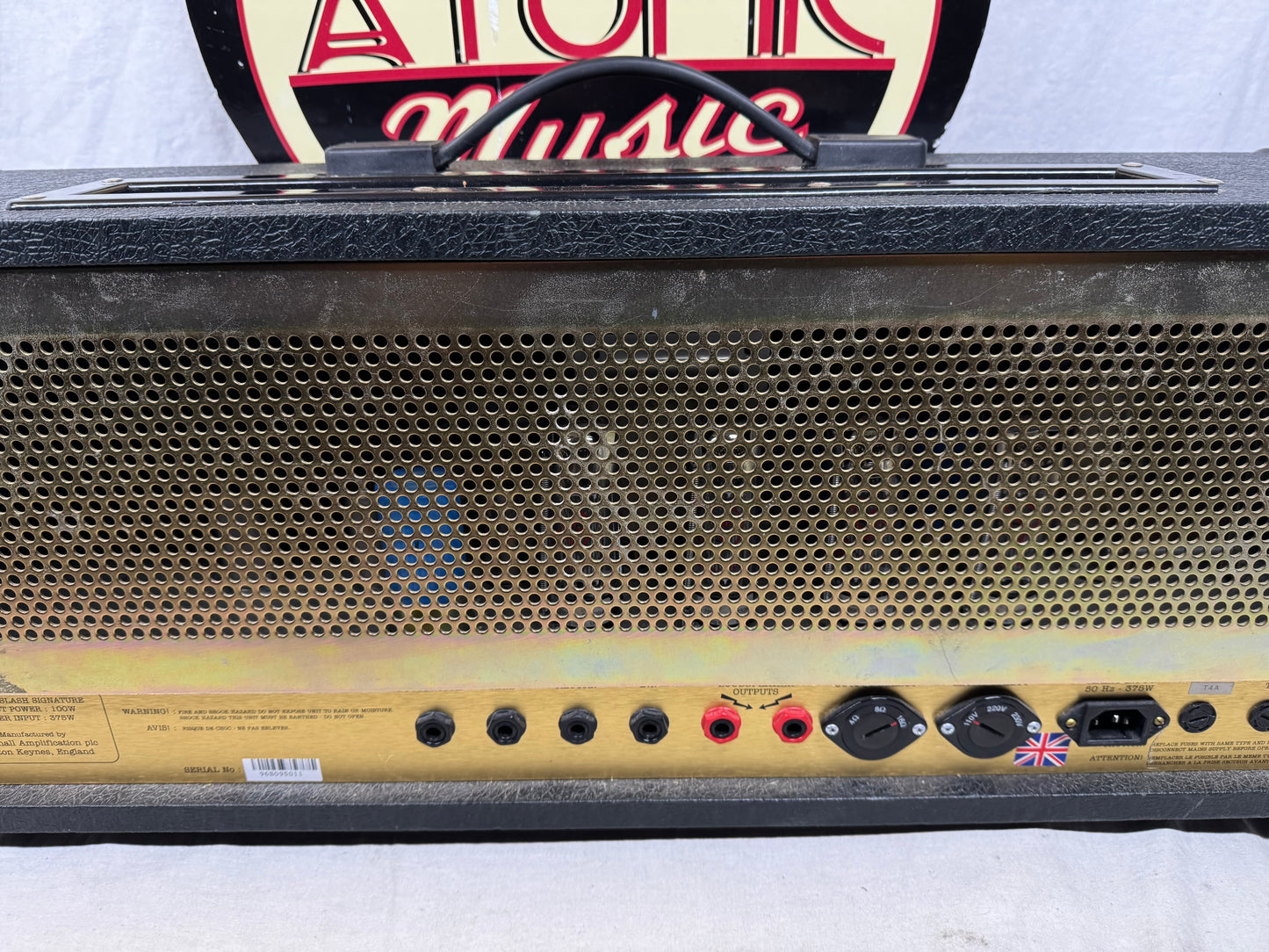 Marshall Model 2555SL JCM Slash Signature 100 Watt Tube Guitar Amplifier Head  1996 - Local Pickup Only
