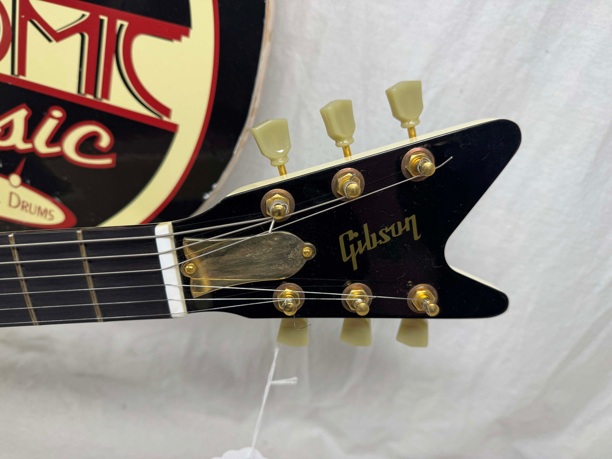 Gibson DSRVCWGH1 Limited Edition Reverse Flying V Guitar with Case 2007 - Alpine White