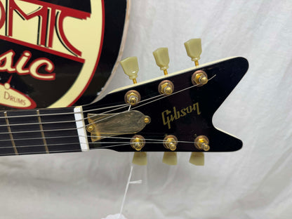 Gibson DSRVCWGH1 Limited Edition Reverse Flying V Guitar with Case 2007 - Alpine White