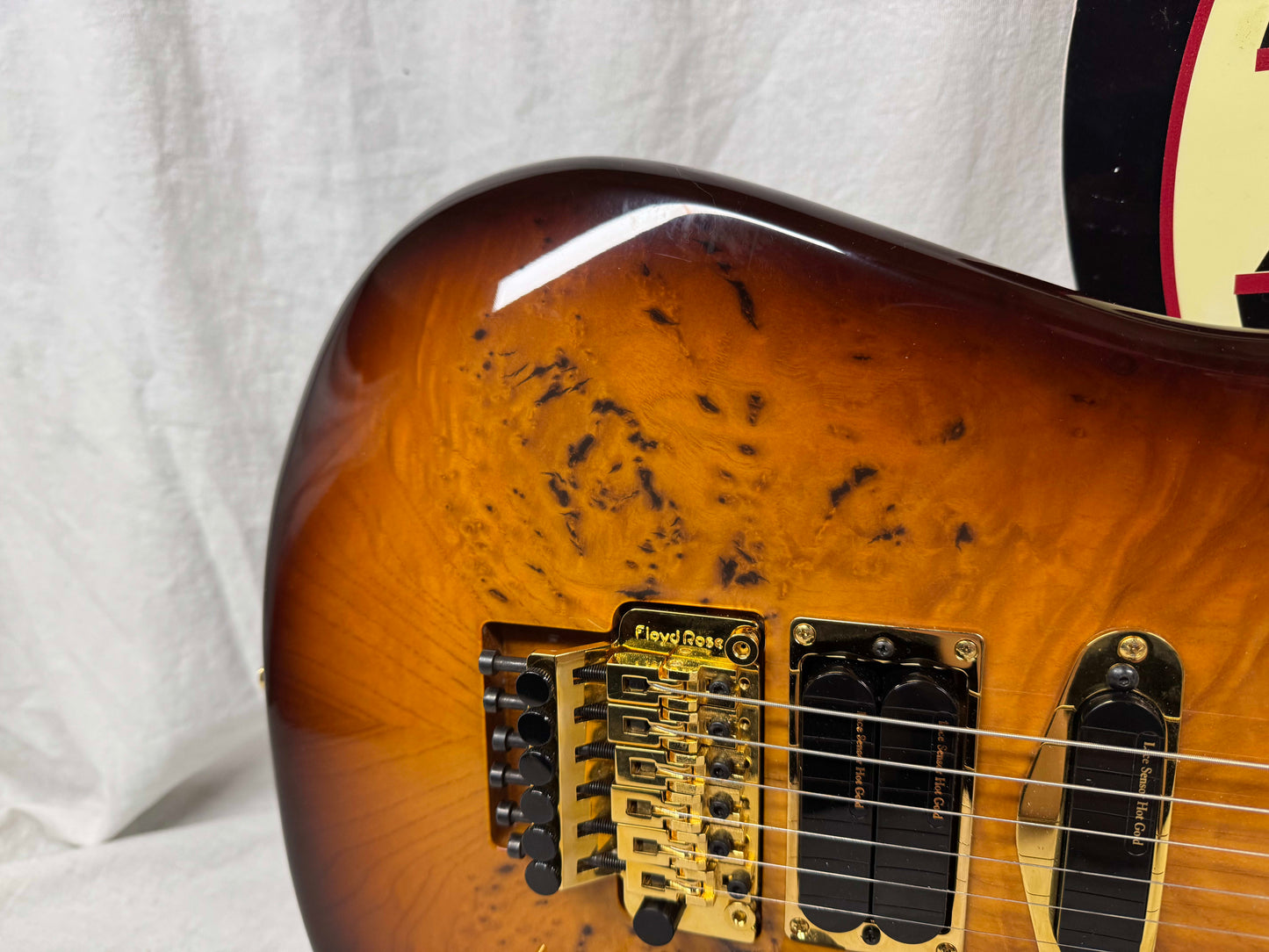 Warmoth S-style HSS Guitar with Lace Sensor Hot Gold Pickups by Houston Electric Guitar Jerry DeLue