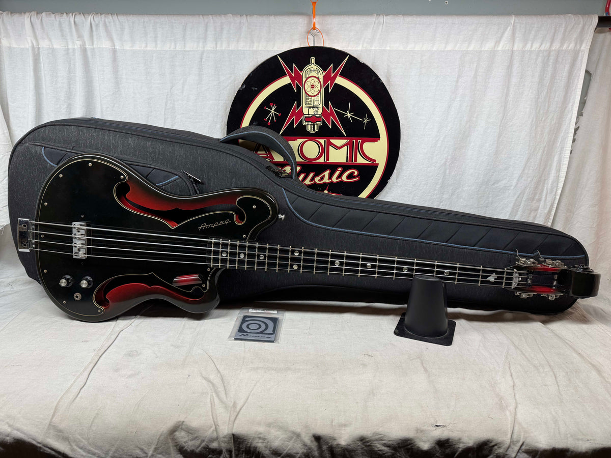 Ampeg AEB-1 aeb1 4-string Scroll Bass with Gig Bag
