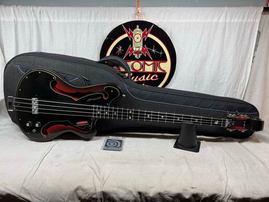 Ampeg AEB-1 aeb1 4-string Scroll Bass with Gig Bag