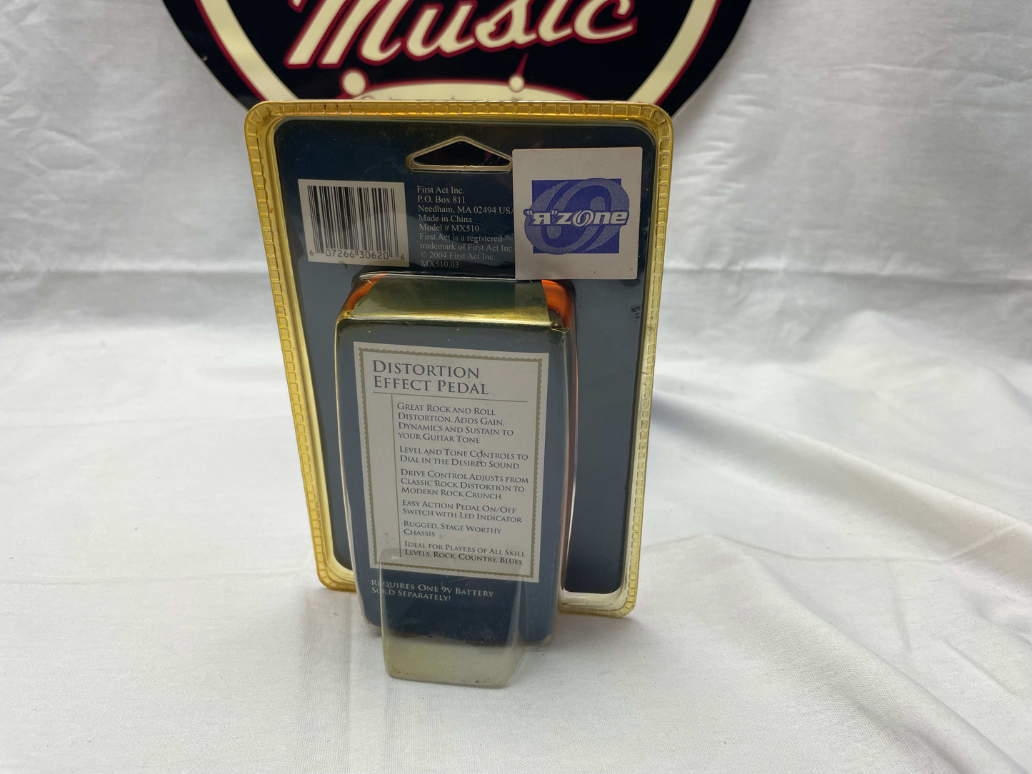 First Act MX510 Distortion Pedal in original packaging 2004