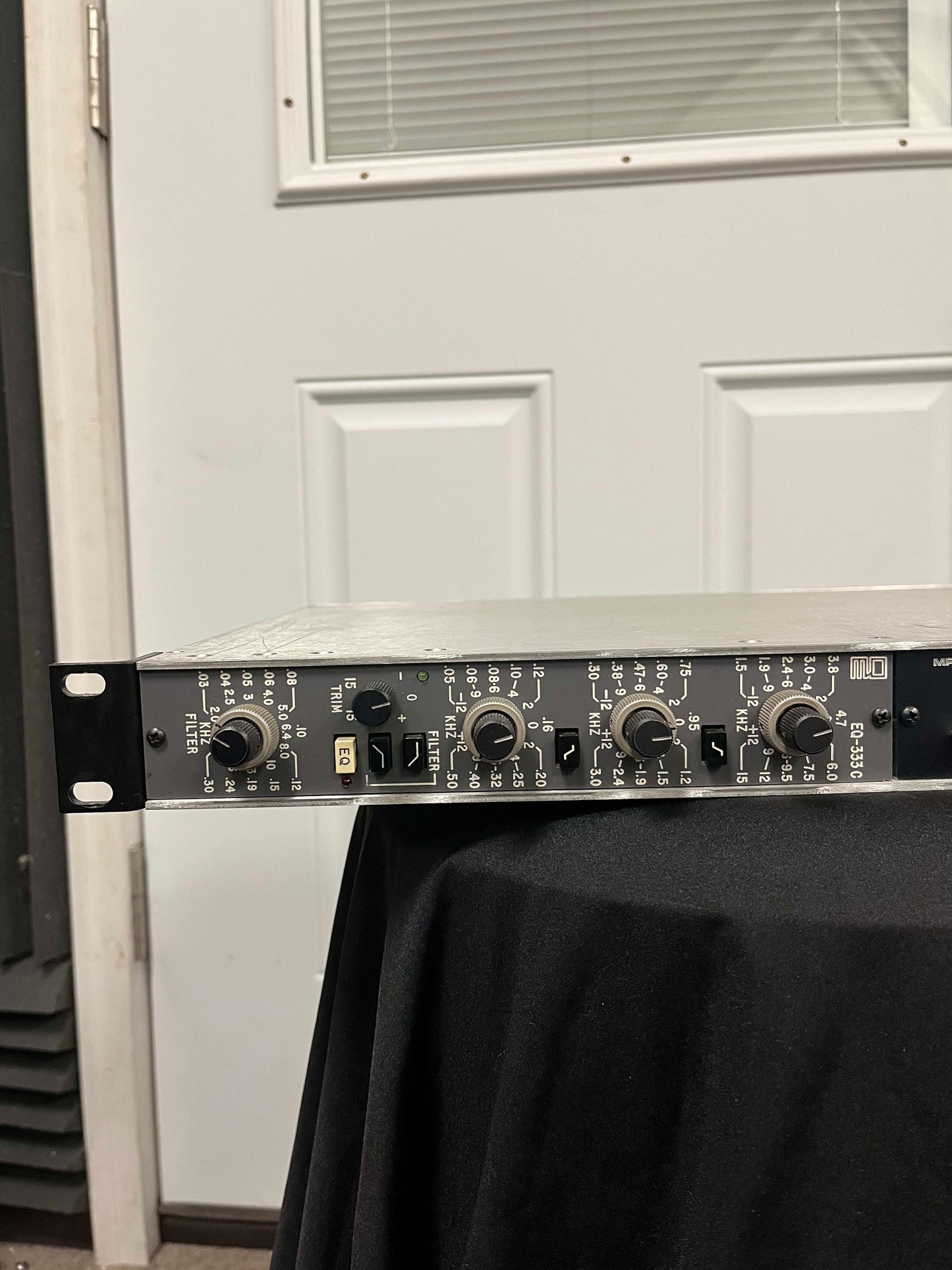 Quad Eight Electronics EQ-333c & MP-227di Equalizer + Microphone Preamp Modular Rack System *PAIR* with Power Supply