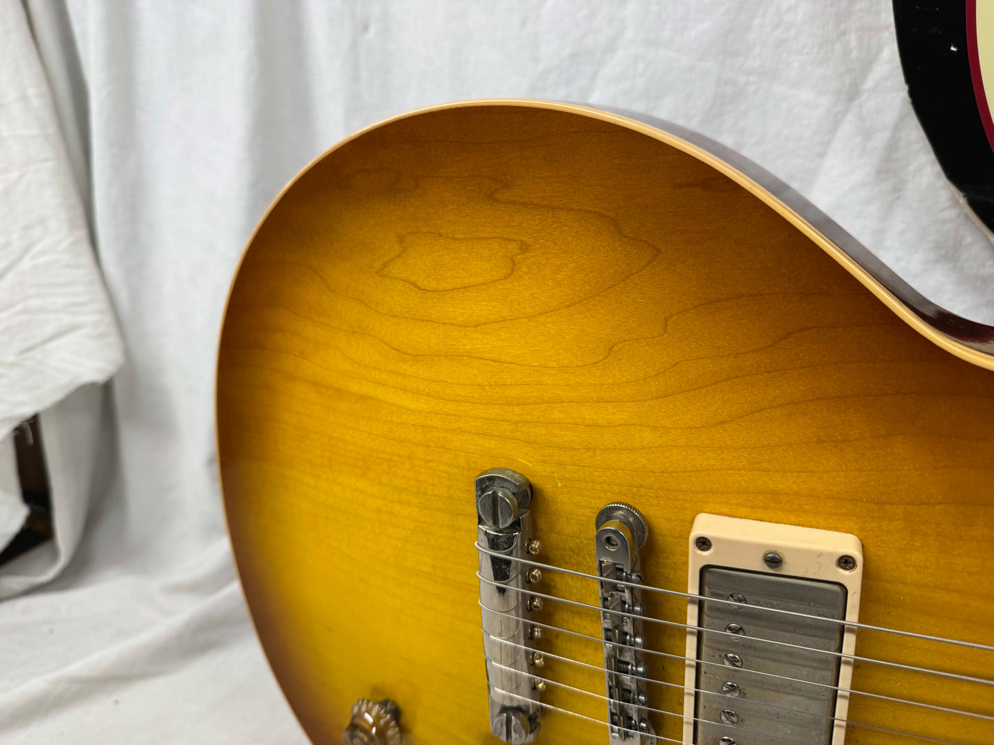 Gibson USA Custom Shop LPR8PVOITNH1 LPR8 '58 1958 Les Paul Plaintop VOS Reissue R8 Guitar with Case 2007 - Iced Tea Burst
