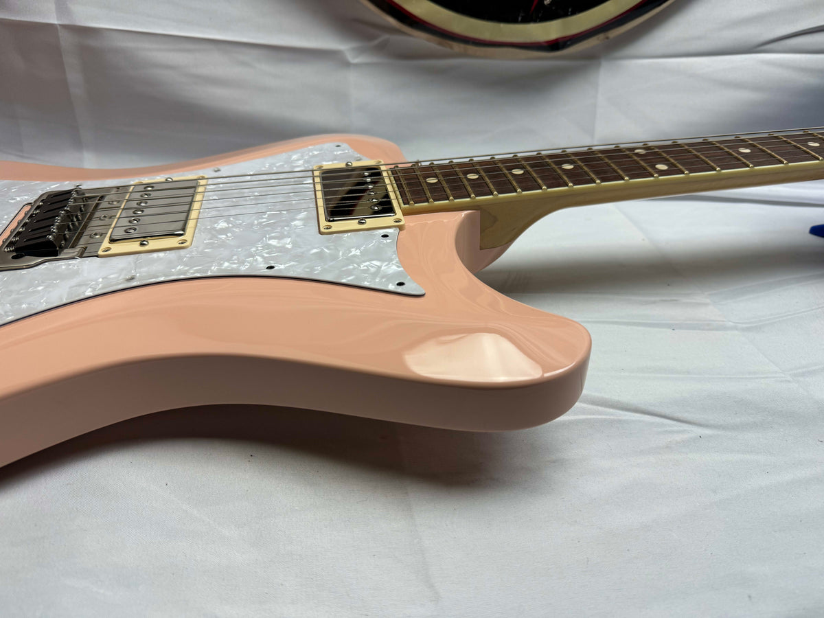 Knaggs Tuckahoe Trembuck #70 Guitar with Case 2023 - Shell Pink / Mahogany body / Maple neck / Nickel hw / Gloss finish