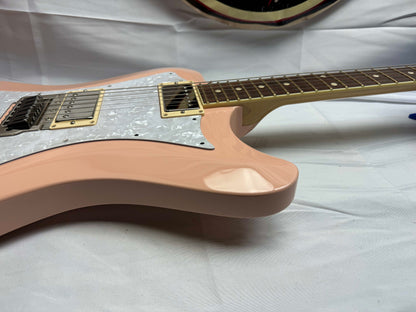 Knaggs Tuckahoe Trembuck #70 Guitar with Case 2023 - Shell Pink / Mahogany body / Maple neck / Nickel hw / Gloss finish