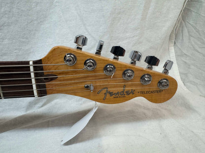 Fender 2016 Limited Edition American Standard Telecaster Figured Neck Guitar with Case 2015 - Cognac Burst / Rosewood fingerboard