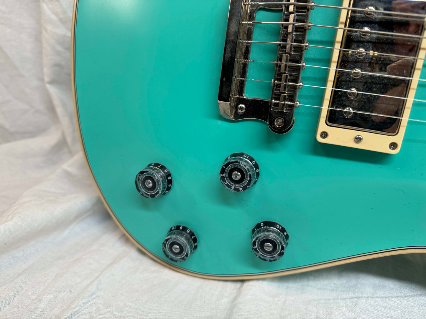 Knaggs DR-DOUG Doug Rappoport Signature Model Kenai Singlecut Guitar with Case - Sea Foam Green