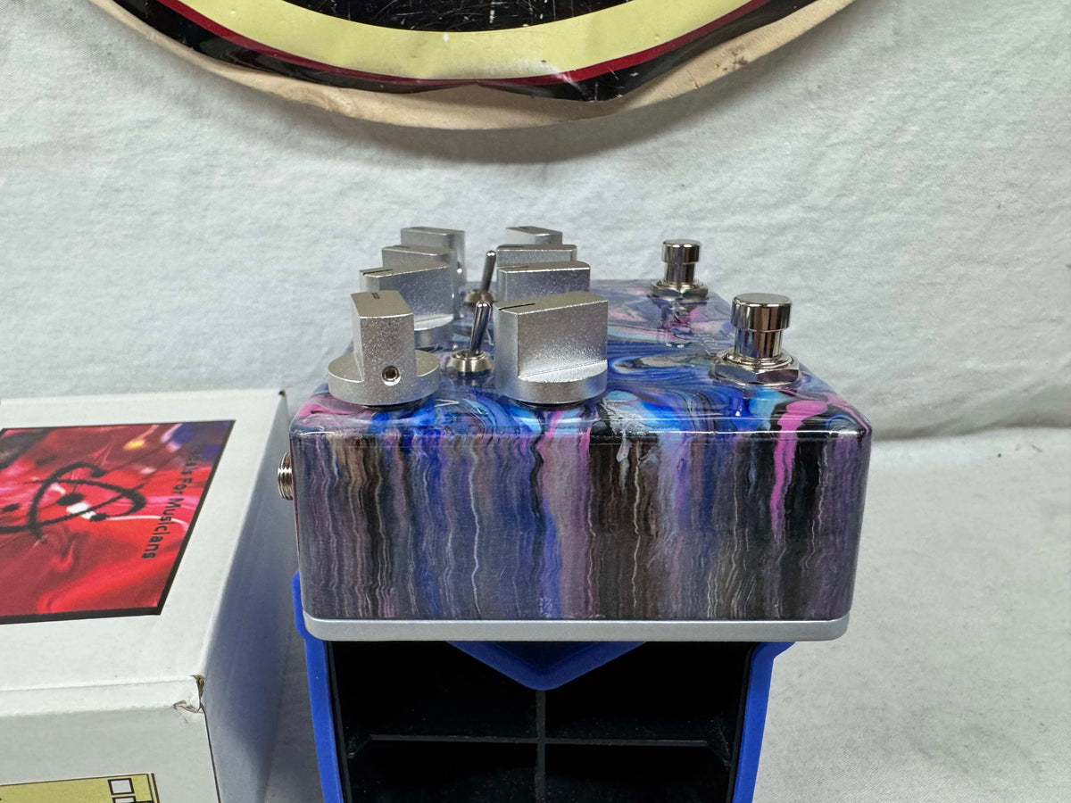 Atomic Tone Art Series Triptych Twins Boost / Overdrive / Distortion / Fuzz Pedal with Box