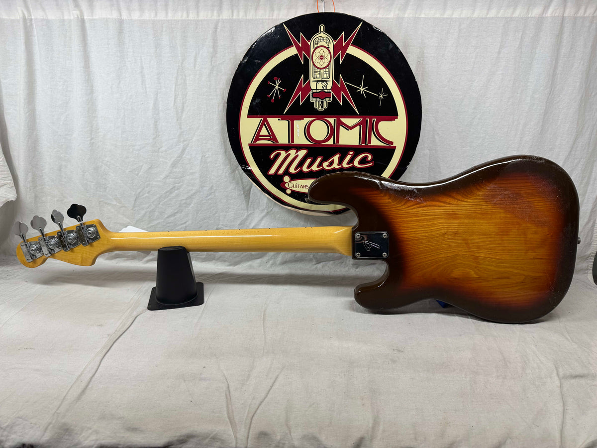 Fender USA Precision Bass 4-string P-Bass with Case 1978 - 3-Color Sunburst / Rosewood fingerboard