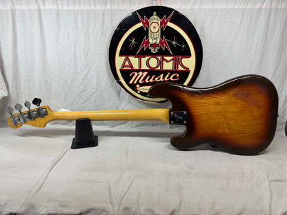 Fender USA Precision Bass 4-string P-Bass with Case 1978 - 3-Color Sunburst / Rosewood fingerboard