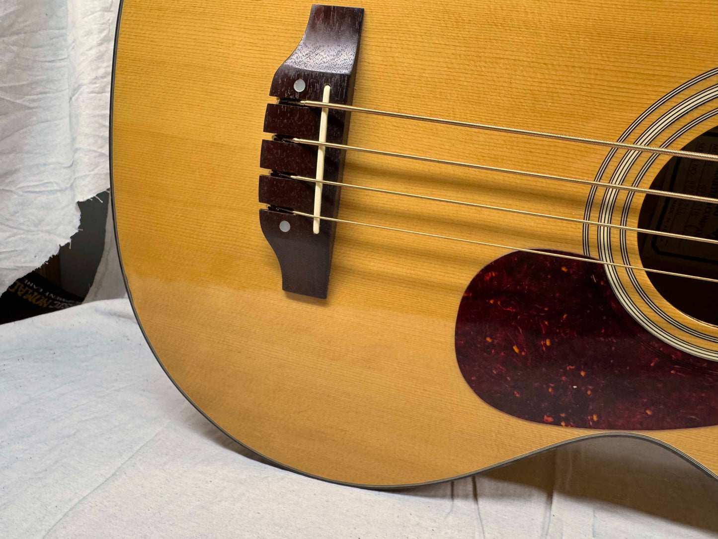 Sigma Guitars STB-ME Acoustic-Electric Bass with Case - MIK Made In Korea 1992 - Natural