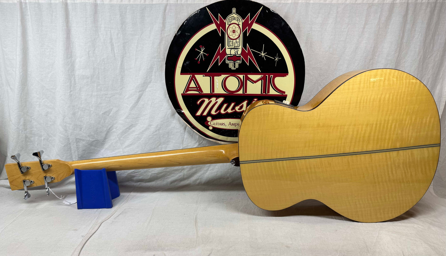 Sigma Guitars STB-ME Acoustic-Electric Bass with Case - MIK Made In Korea 1992 - Natural