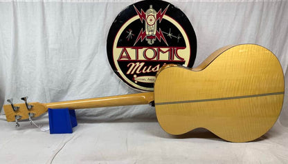 Sigma-Guitars STB-ME Acoustic-Electric Bass with Case - MIK Made In Korea - Image 8