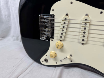 Fender USA Dan Smith era Stratocaster Guitar with Case 1983 - Black / Maple neck