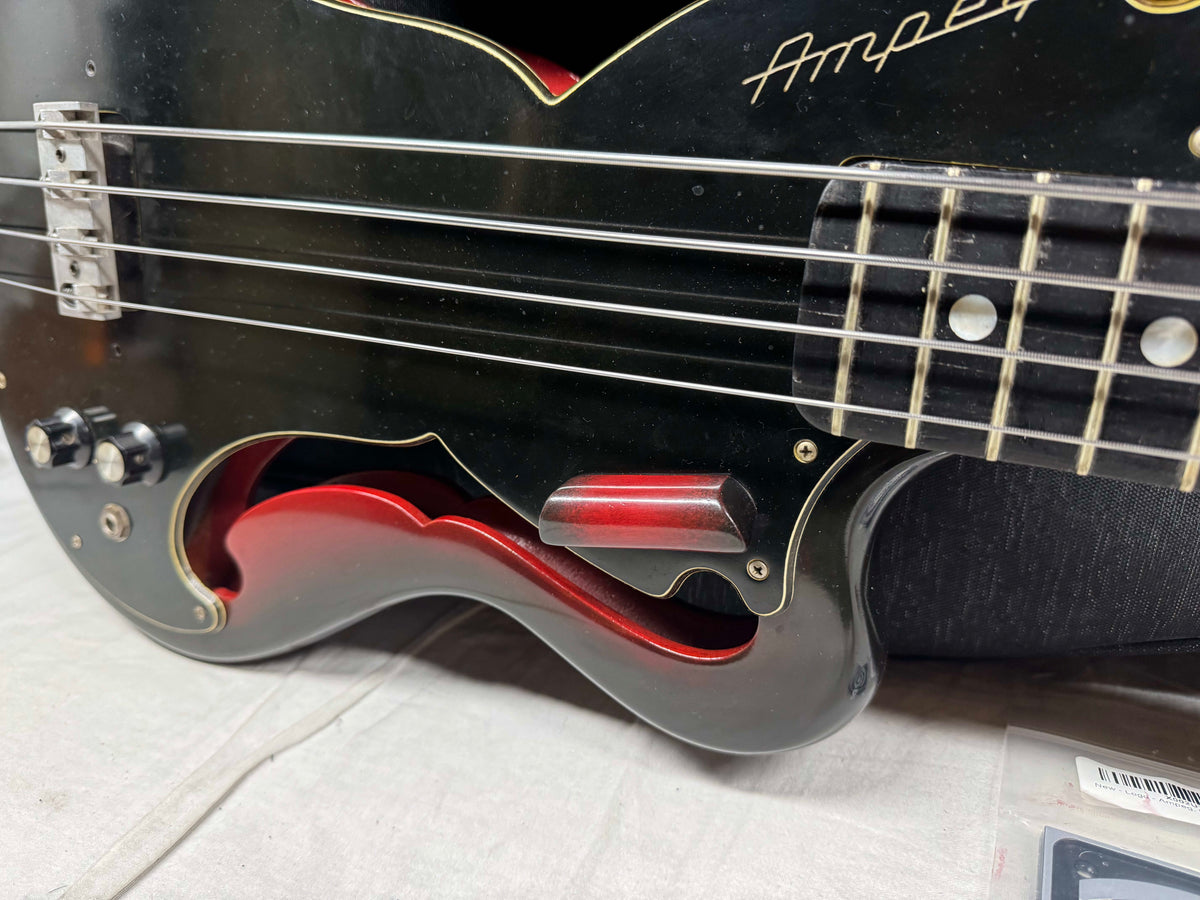 Ampeg AEB-1 aeb1 4-string Scroll Bass with Gig Bag