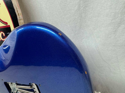 Fender American Ultra Stratocaster HSS Guitar with Case 2023 - Cobra Blue / Rosewood fingerboard