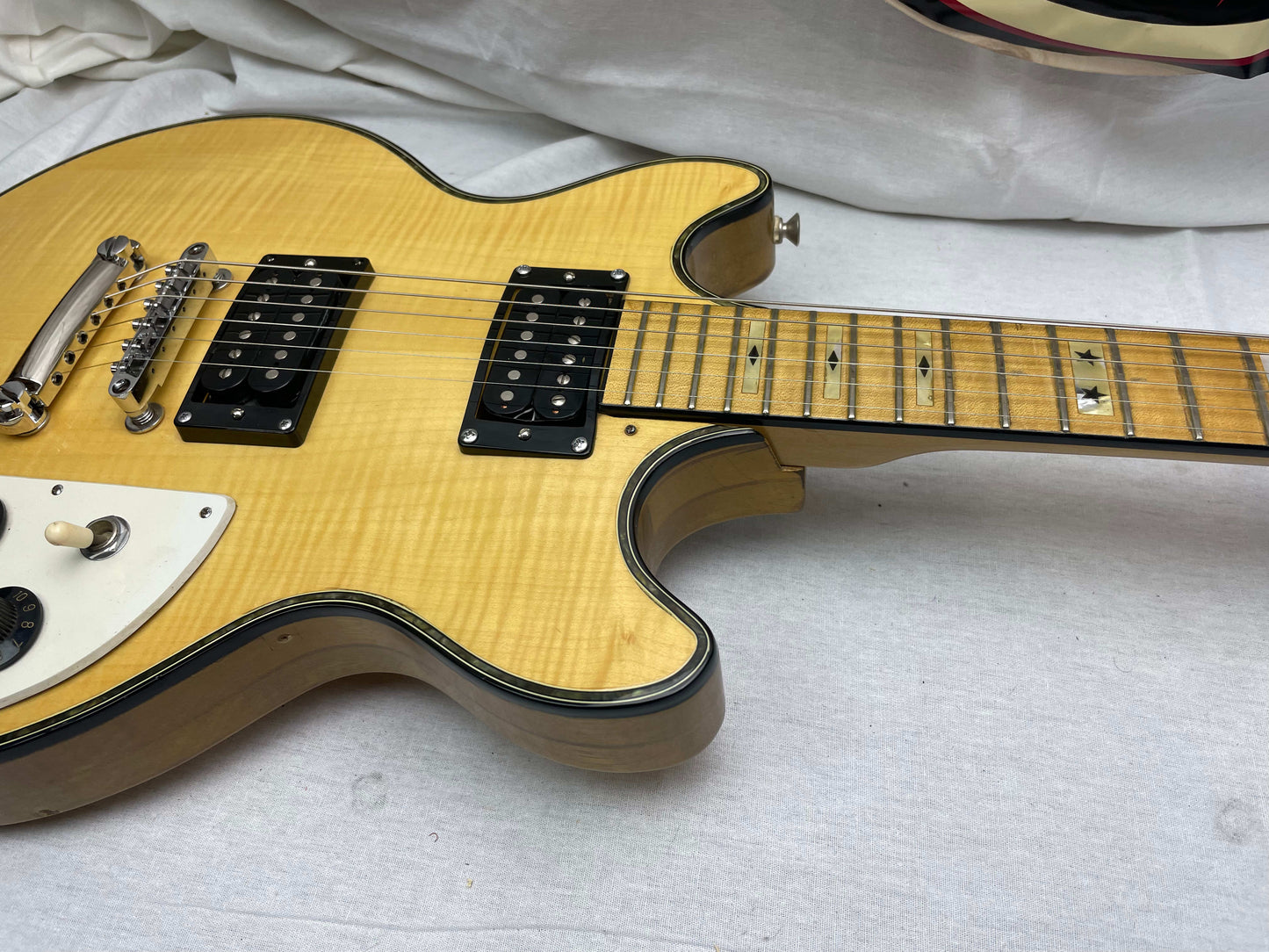 Ibanez Artist 2613 Vintage Double Cutaway Guitar w/ Seymour Duncan Slash pickups 1970s - Natural