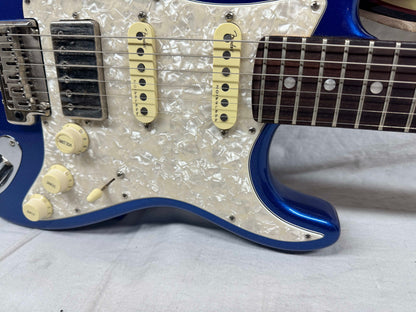 Fender American Ultra Stratocaster HSS Guitar with Case 2023 - Cobra Blue / Rosewood fingerboard
