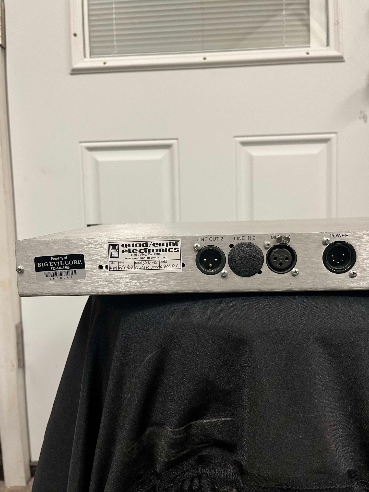 Quad Eight Electronics EQ-333c & MP-227di Equalizer + Microphone Preamp Modular Rack System *PAIR* with Power Supply
