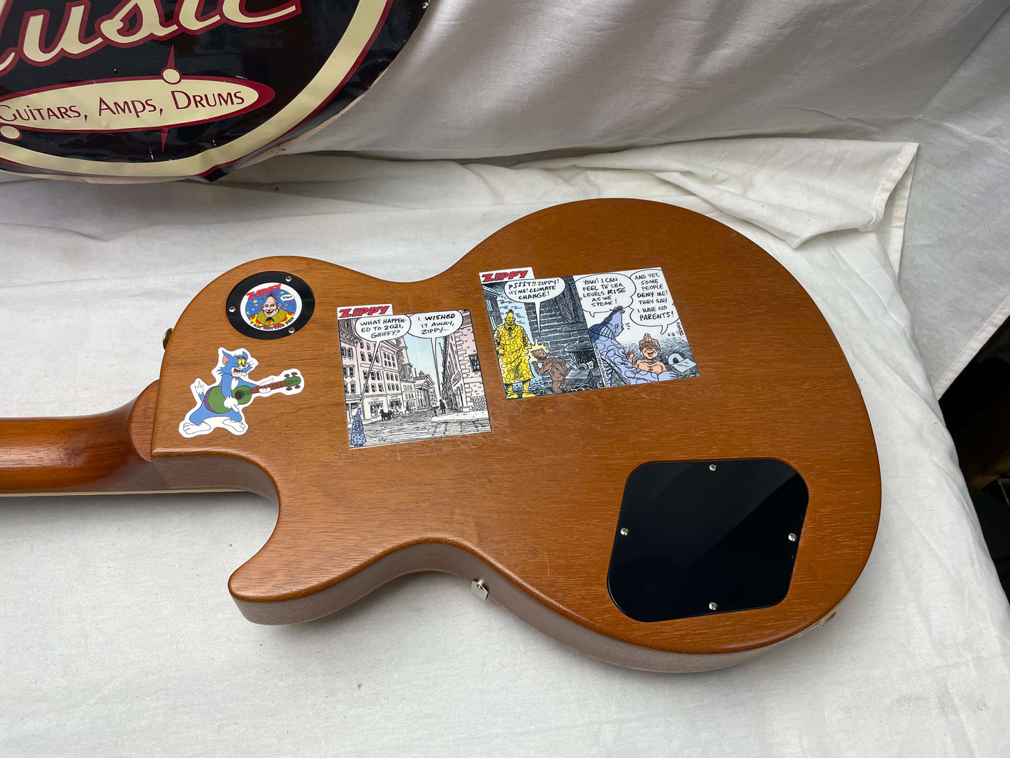 Gibson 2007 GotW Guitar Of The Week #19 Les Paul Classic Guitar Zebrawood with Case - Classic Antique