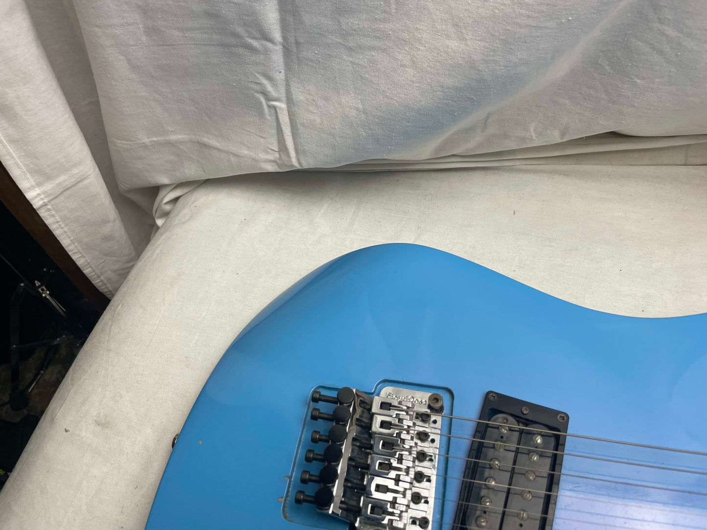 B.C. Rich bc USA Gunslinger Guitar with Case 1980s - Refinished