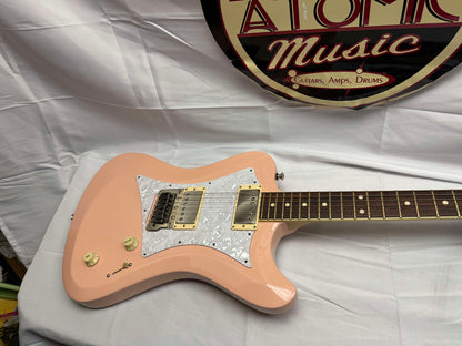 Knaggs Tuckahoe Trembuck #70 Guitar with Case 2023 - Shell Pink / Mahogany body / Maple neck / Nickel hw / Gloss finish