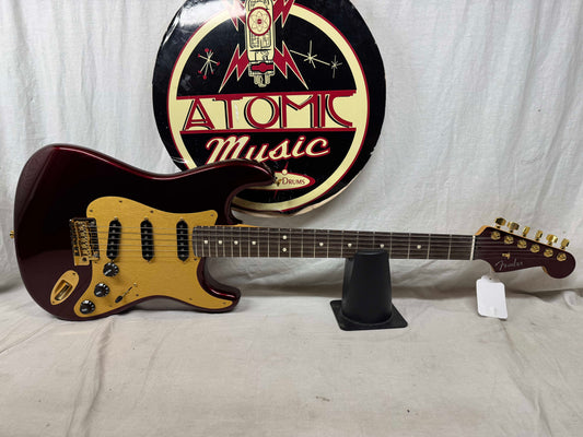 Fender Chuck Levin's Washington Music Center 60th Anniversary American Stratocaster Guitar 2018 -- 1 of 30!! - Bordeaux Metallic