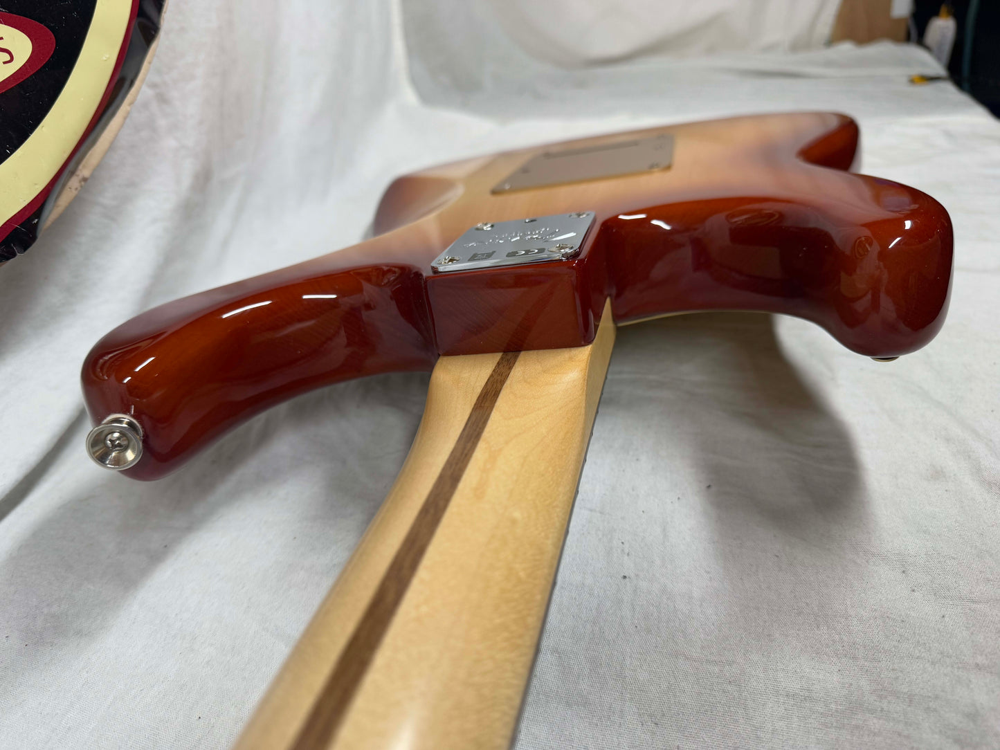 Fender Parts Stratocaster - American Professional HSS Shawbucker neck on American Standard Ash body Guitar 2019 - Sienna Sunburst / Rosewood fingerboard