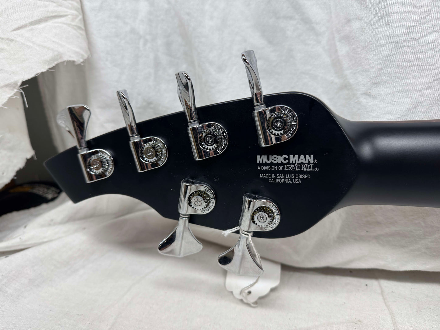 Ernie Ball Music Man Bongo 6 HH 6-string Bass with Case 2014 - Black
