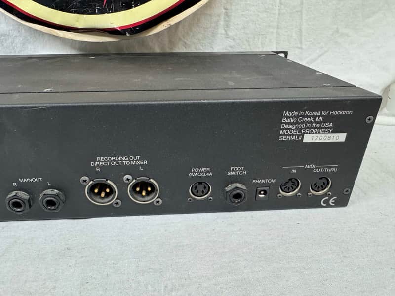 Rocktron Prophesy Guitar Multi-Effects Processor Rack Module - Image 8